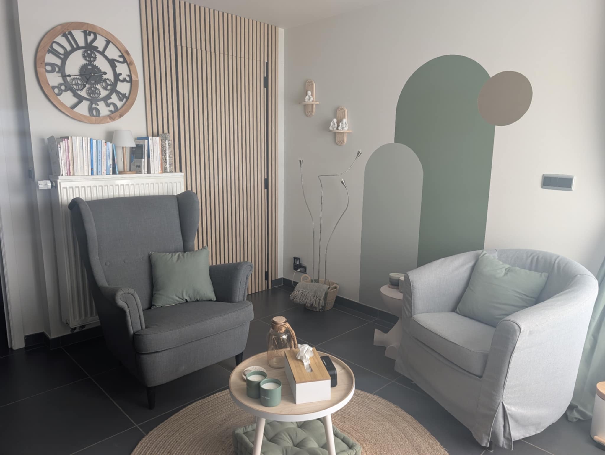 Vue du fauteuil de consultation